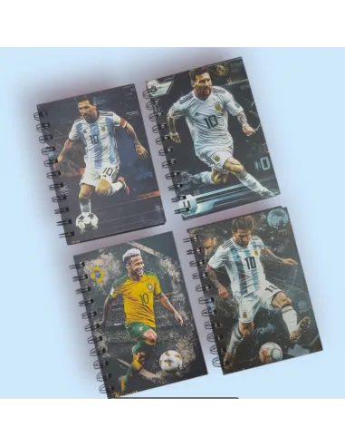 LIBRETA RA MESSI PASTA DURA CD 10X14CM