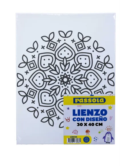 LIENZO PASSOLA C/MARCO Y DISEÑO 30X40CM