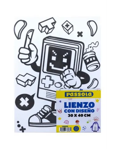 LIENZO PASSOLA C/MARCO Y DISEÑO 30X40CM