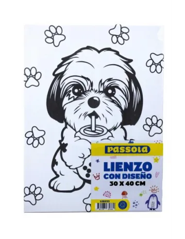 LIENZO PASSOLA C/MARCO Y DISEÑO 30X40CM