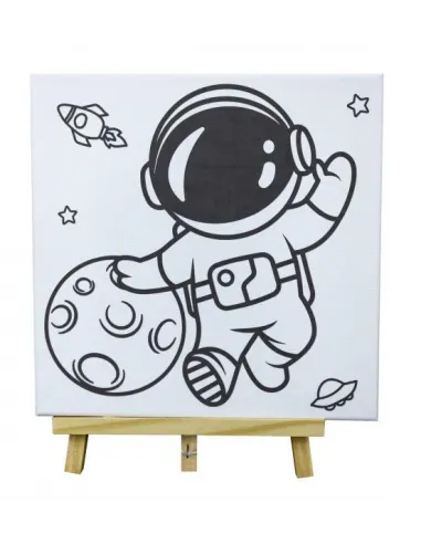 LIENZO PASSOLA C/DISEÑO Y CABALLETE 25X25 CM