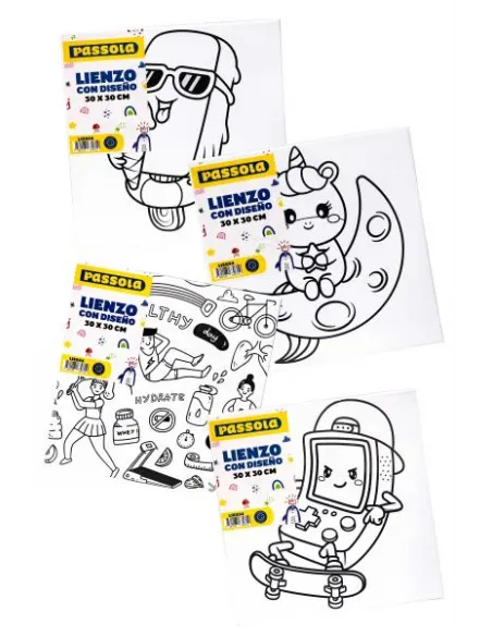 LIENZO PASSOLA C/DISEÑO 30X30 CM