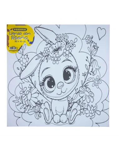 LIENZO PASSOLA C/DISEÑO 30X30 CM