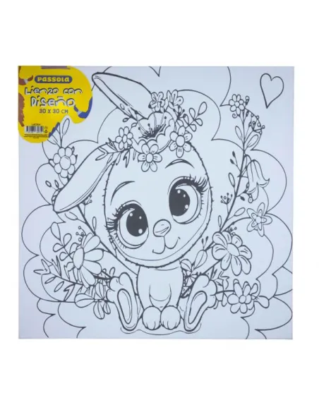 LIENZO PASSOLA C/DISEÑO 30X30 CM