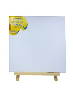 LIENZO PASSOLA C/MARCO 25X25CM Y CABALLETE