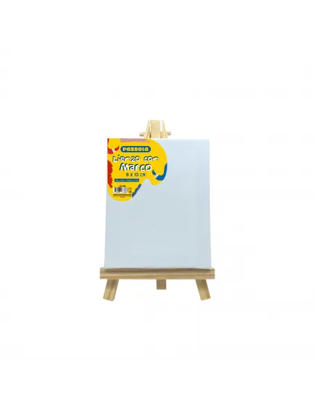 LIENZO PASSOLA C/MARCO 8X10CM Y CABALLETE