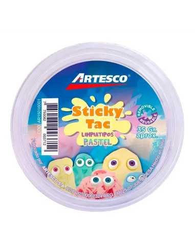 LIMPIA TIPO ARTESCO PASTEL  35GR C/SURTIDOS AR15016001