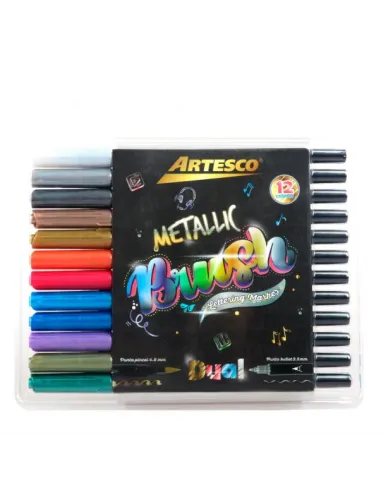 MARC. ARTESCO DOBLE PUNTA METALICO X12 COL