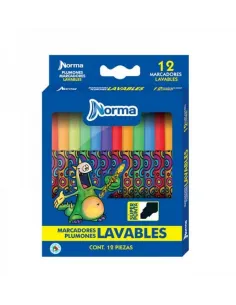 MARC NORMA LAVABLE X 12 COLORES [544608/560911]