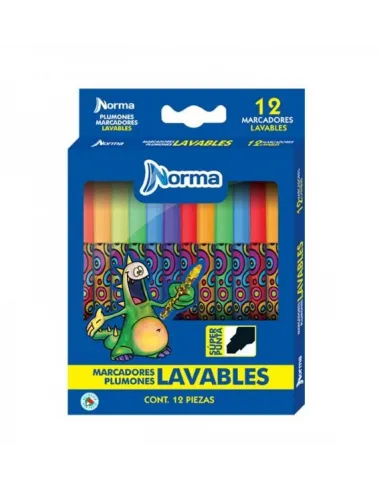 MARC NORMA LAVABLE X 12 COLORES [544608/560911]