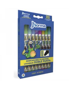 MARC NORMA LAVABLE DOBLE X 10 COLORES[544612]