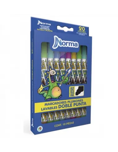 MARC NORMA LAVABLE DOBLE X 10 COLORES[544612]