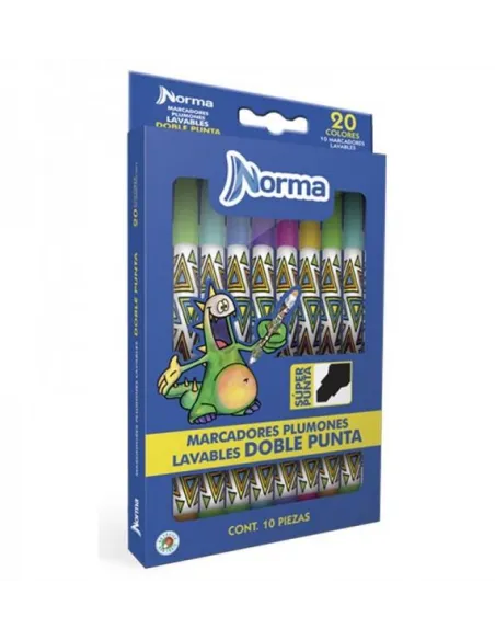MARC NORMA LAVABLE DOBLE X 10 COLORES[544612]