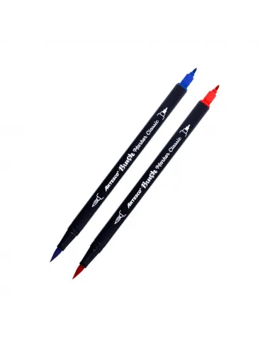 MARC ARTESCO PINCEL DOBLE PUNTA CLASIC X 6 COL