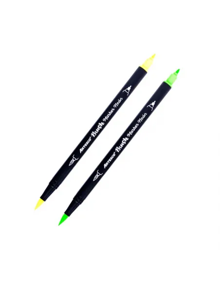 MARC ARTESCO PINCEL DOBLE PUNTA NEON X 6 COL