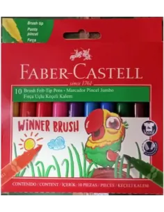 MARC. FABER-CASTELL WINNER BRUSH PUNTA PINCEL 10COL