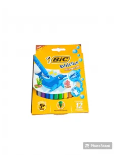 MARC. BIC EVOLUTION PLUMONES X12 ULTRA LAVABLE