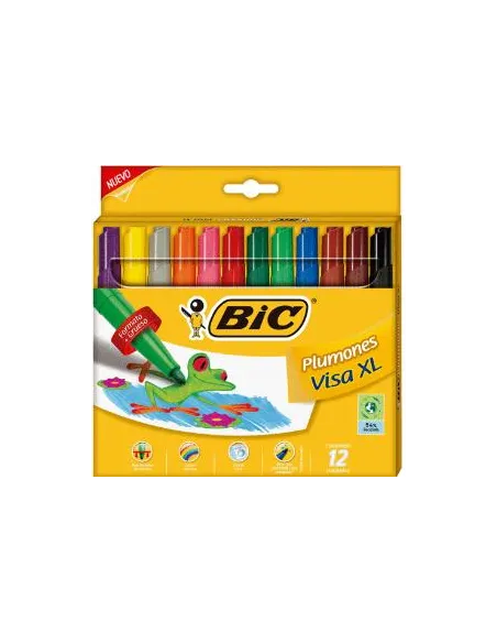 MARC. BIC VISA XL X 12 COLORES
