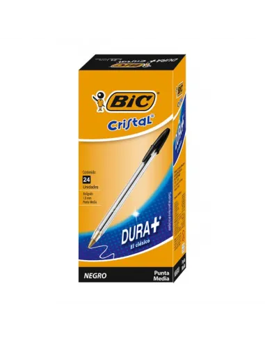 BOLIG BIC P/M NEGRO DURA MÁS X24