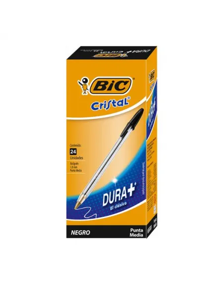 BOLIG BIC P/M NEGRO DURA MÁS X24