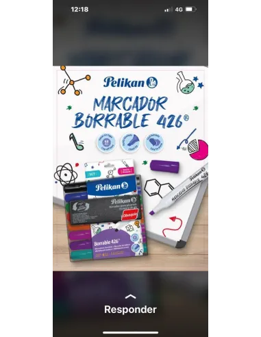 MARC. PELIKAN T/L 426 X8 COL C/BORRADOR