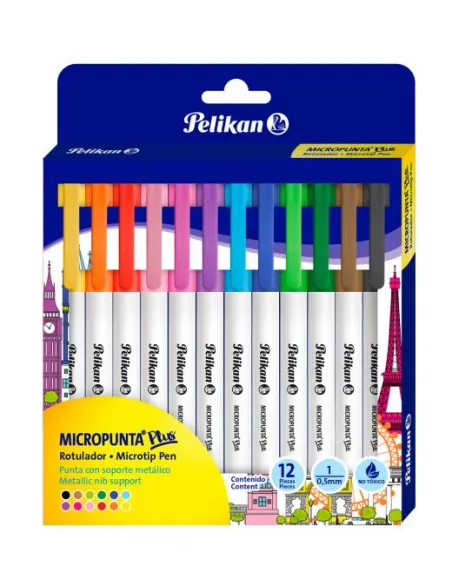 MARC. PELIKAN MICROPUNTA PLUS X 12 COL 30013440