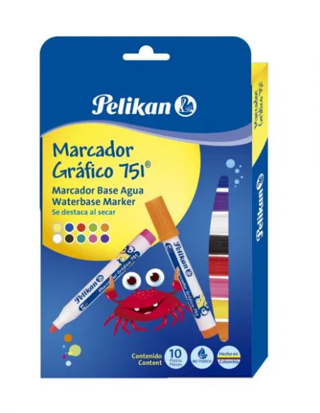 MARC PELIKAN MARKATODO GRAFICO 751 EST 10 COL