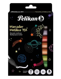 MARC PELIKAN MARKATODO METALICO 752 EST 10 COL