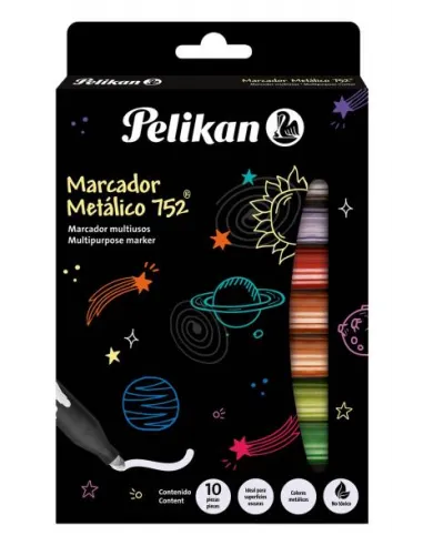 MARC PELIKAN MARKATODO METALICO 752 EST 10 COL