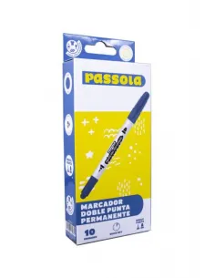 MARC. PASSOLA PERM DOBLE PUNTA AZUL