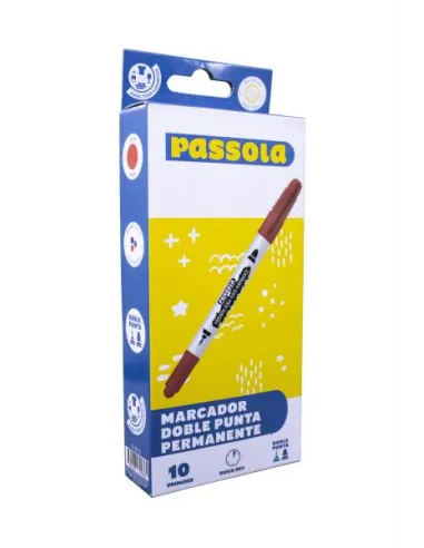 MARC. PASSOLA PERM DOBLE PUNTA ROJO