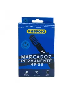 MARC. PASSOLA PERM HR58 NEGRO PUNTA BISEL