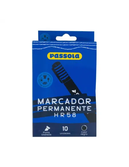MARC. PASSOLA PERM HR58 NEGRO PUNTA BISEL