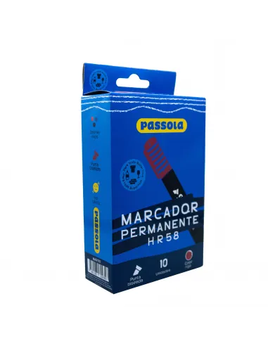 MARC. PASSOLA PERM HR58 ROJO PUNTA BISEL