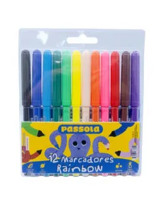 MARC PASSOLA RAINBOW X 12 FINO ESTUCHE PLAST. WT6823-122 PLAS