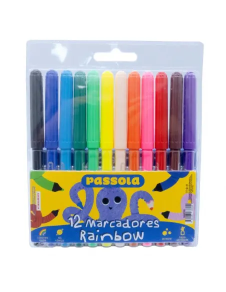 MARC PASSOLA RAINBOW X 12 FINO ESTUCHE PLAST. WT6823-122 PLAS