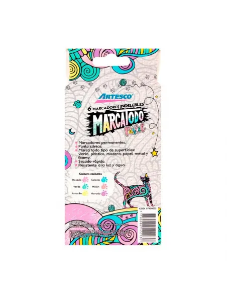 MARC. ARTESCO MARCATODO PASTEL X6