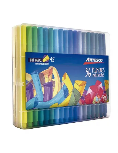 MARC ARTESCO TRIMAX A-45 X 36 COLORES CAJA PLASTICA