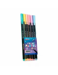 MARC ARTESCO FINELINER PASTEL TRIANG. X 6COL