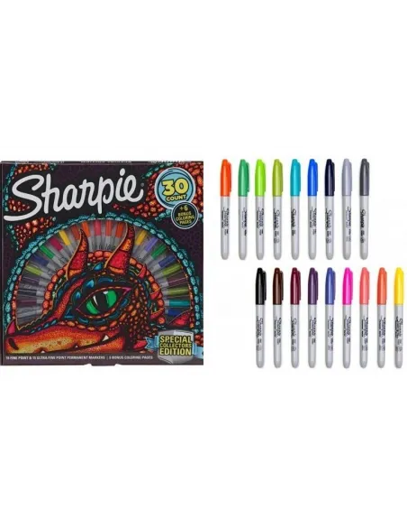 MARC SHARPIE MARCA TODO X 30COL RULETA TROPICAL 265851