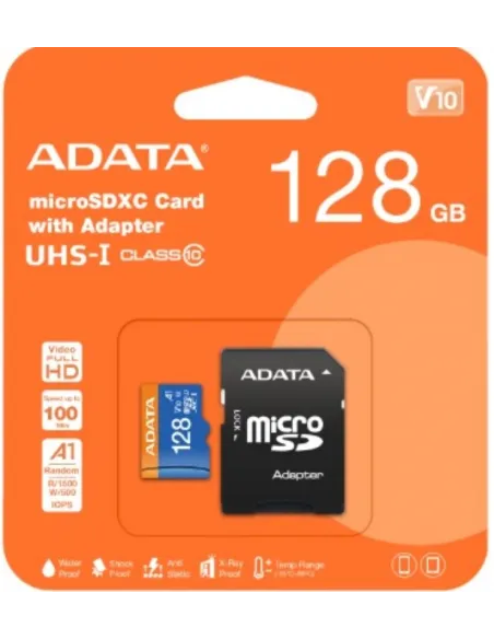 MEMORIA ADATA 128 GB MICRO SD  C/ADAPT