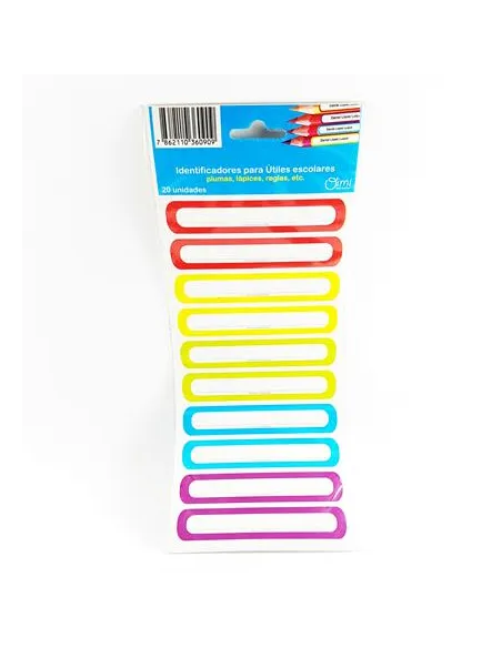 MEMBRETE IDENTIFICADOR PARA UTILES X 20 STAND 360909