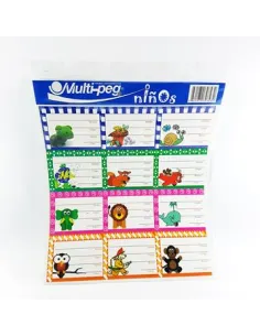 MEMBRETE ESCOLARES NIÑOS X 12 363870-363863-361623-362828-217927