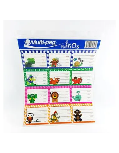 MEMBRETE ESCOLARES NIÑOS X 12 363870-363863-361623-362828-217927