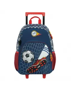 MOCHILA VASARI GOL C/RUEDAS AZUL VWE177291-AZ