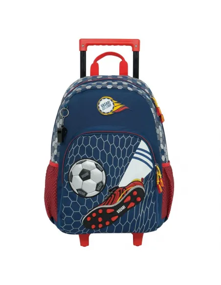 MOCHILA VASARI GOL C/RUEDAS AZUL VWE177291-AZ