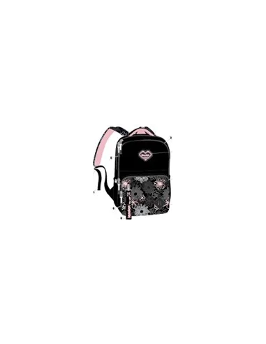 MOCHILA LONDON LOVE IN BLACK NEGRA LMM202529-NG