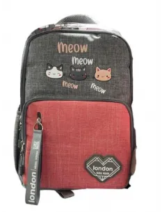 MOCHILA LONDON GREY CAT GRIS LMM202533-GR