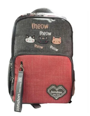 MOCHILA LONDON GREY CAT GRIS LMM202533-GR