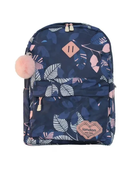 MOCHILA LONDON FLORA SAPPHIRE LMM202549-AZ